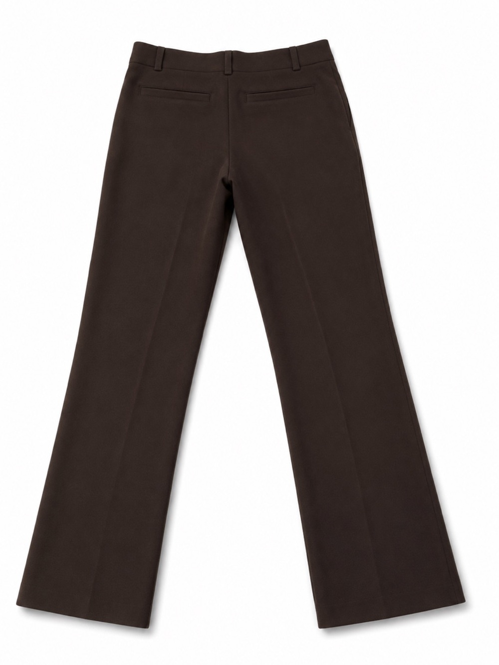 Quince Espresso Ultra Stretch Ponte Straight Leg Pants - Picture 4 of 8